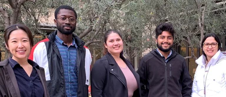 Vossel lab members during an outing.